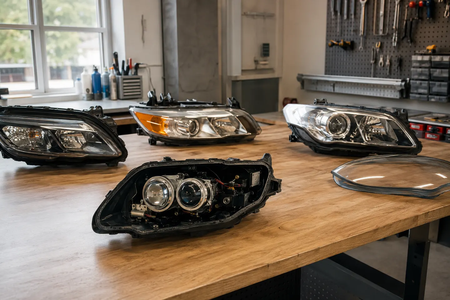 Reparación de faros de coche